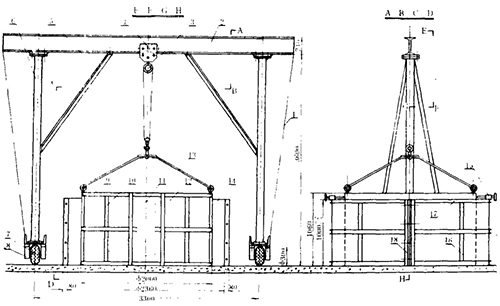 2000mm立式振動(dòng)水泥管模具結(jié)構(gòu)圖